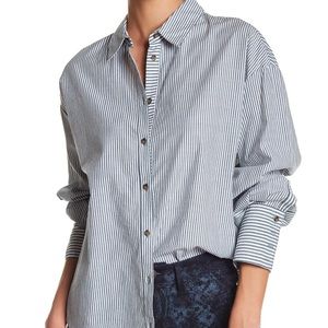 Free People Lakehouse Oversized Button Down